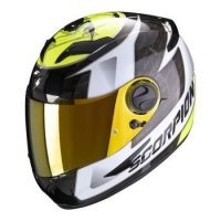 SCORPION KASK INTEGRALNY EXO-490 TOUR WHITE NEON Y SCORPION KASK INTEGRALNY EXO-490 TOUR WHITE NEON Y