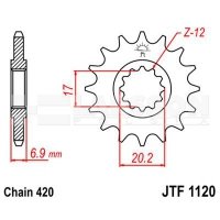 Zębatka przednia JT F1120-10, 10Z, rozmiar 420 2201599 Aprilia RX 50 Zębatka przednia JT F1120-10, 10Z, rozmiar 420 2201599 Aprilia RX 50