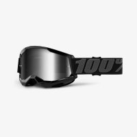 100 PROCENT GOGLE MODEL STRATA 2 BLACK MIRROR SILV 100 PROCENT GOGLE MODEL STRATA 2 BLACK MIRROR SILV