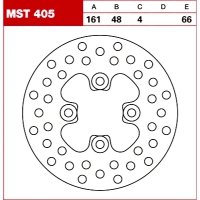 TRW Tarcza hamulcowa MST405 YAMAHA YFZ 450 DERBI D TRW Tarcza hamulcowa MST405 YAMAHA YFZ 450 DERBI D