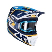 Kask motocyklowy z goglami Leatt Kit Moto 8.5 Ink