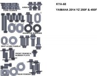 ZESTAW ŚRUB KEITI DO YAMAHA 2014 YZ 250F & 450F ZESTAW ŚRUB KEITI DO YAMAHA 2014 YZ 250F & 450F