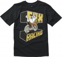 FOX T-SHIRT JUNIOR SLEEPER BLACK FOX T-SHIRT JUNIOR SLEEPER BLACK