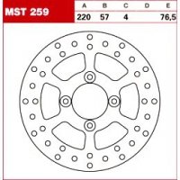TRW Tarcza hamulcowa MST259 YAMAHA YP 125 R Majest TRW Tarcza hamulcowa MST259 YAMAHA YP 125 R Majest