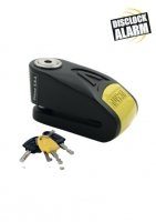 Blokada na tarczę z alarmem AUVRAY B-LOCK 14 - czarno-żółta, średnica bolca 14 mm Blokada na tarczę z alarmem AUVRAY B-LOCK 14 - czarno-żółta, średnica bolca 14 mm