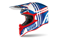 AIROH KASK OFF-ROAD WRAAP BROKEN BLUE/RED GLOSS AIROH KASK OFF-ROAD WRAAP BROKEN BLUE/RED GLOSS