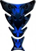 TANK PAD KEITI BLUE FLAME TANK PAD KEITI BLUE FLAME