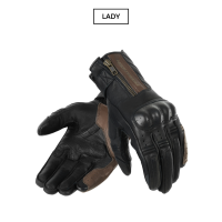 Rękawice motocyklowe damskie Rebelhorn Hunter Vintage Brown