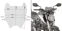 GIVI A1164 SZYBA DYMIONA 21 x 28 cm HONDA CB 125 R GIVI A1164 SZYBA DYMIONA 21 x 28 cm HONDA CB 125 R