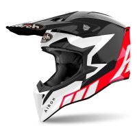 AIROH KASK OFF-ROAD WRAAAP RELOADED RED GLOSS