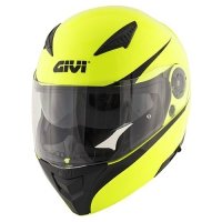 GIVI KASK X16 VOYAGER SZCZĘKOWY Z BLENDĄ FLUO GIVI KASK X16 VOYAGER SZCZĘKOWY Z BLENDĄ FLUO