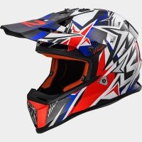 KASK LS2 MX437J FAST MINI STRONG WHITE/RED/BLUE KASK LS2 MX437J FAST MINI STRONG WHITE/RED/BLUE