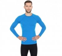 BRUBECK koszulka ACTIVE WOOL męska niebieski BRUBECK koszulka ACTIVE WOOL męska niebieski
