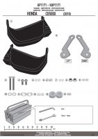 GIVI HP1171 HANDBARY HONDA CB 500 X 2019 GIVI HP1171 HANDBARY HONDA CB 500 X 2019