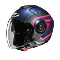 HJC KASK OTWARTY I40N LINIA BLUE/PINK