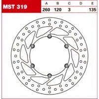 TRW Tarcza hamulcowa MST319 HUSQVARNA CR 125 250 TRW Tarcza hamulcowa MST319 HUSQVARNA CR 125 250