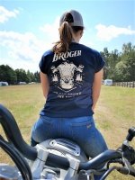 BROGER T-SHIRT LADY DARK BLUE BROGER T-SHIRT LADY DARK BLUE