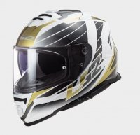KASK LS2 FF800 STORM NERVE WHITE ANTIQUE GOLD KASK LS2 FF800 STORM NERVE WHITE ANTIQUE GOLD