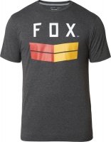 FOX T-SHIRT FRONTIER TECH HEATHER BLACK FOX T-SHIRT FRONTIER TECH HEATHER BLACK