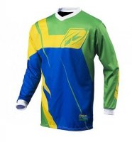 KENNY KOSZULKA OFF-ROAD TRACK GREEN/BLUE KENNY KOSZULKA OFF-ROAD TRACK GREEN/BLUE