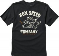 FOX T-SHIRT JUNIOR BOMBER BLACK FOX T-SHIRT JUNIOR BOMBER BLACK