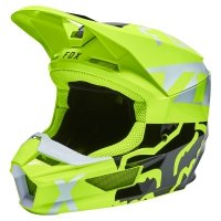 FOX KASK JUNIOR V1 SKEW FLUORESCENT YELLOW FOX KASK JUNIOR V1 SKEW FLUORESCENT YELLOW