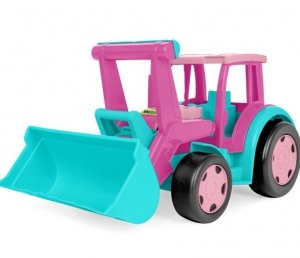 Gigant Traktor ładowarka RÓŻOWA Wader 66006