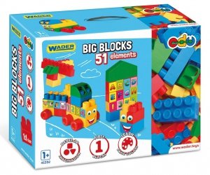 BIG Blocks klocki 51 elemetów  Wader 41592