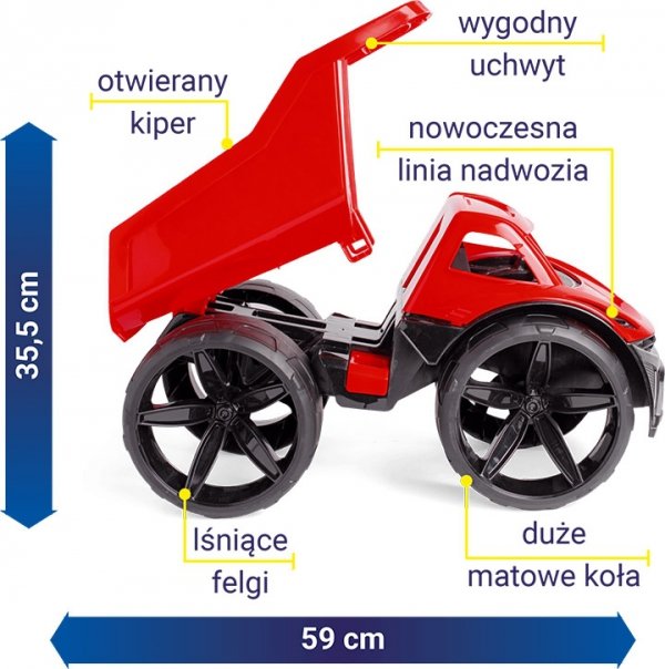 Wywrotka MAXIMUS Wader 64010 -zielona