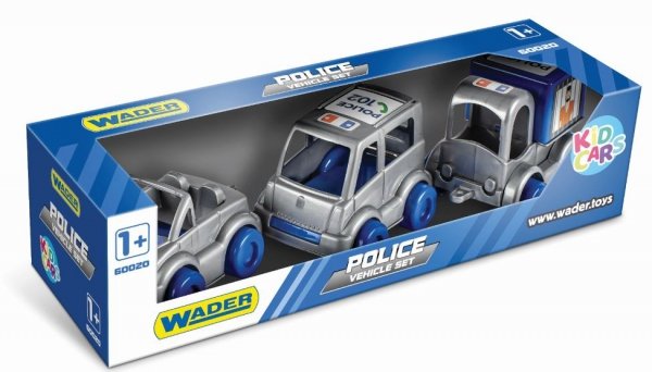 Kid Cars zestaw POLICJA Wader 60024