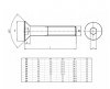 ŚRUBA STOŻKOWA IMBUS M20x80 DIN 7991