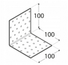 KĄTOWNIK MONTAŻOWY 100 X 100 X 100 OP.20 SZT