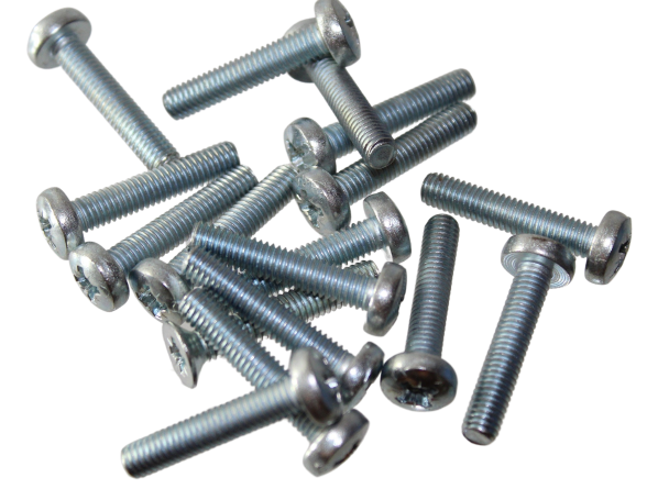 WKRĘT Z ŁEBM WALCOWYM NA KRZYŻAK M5X12 DIN7985 1KG