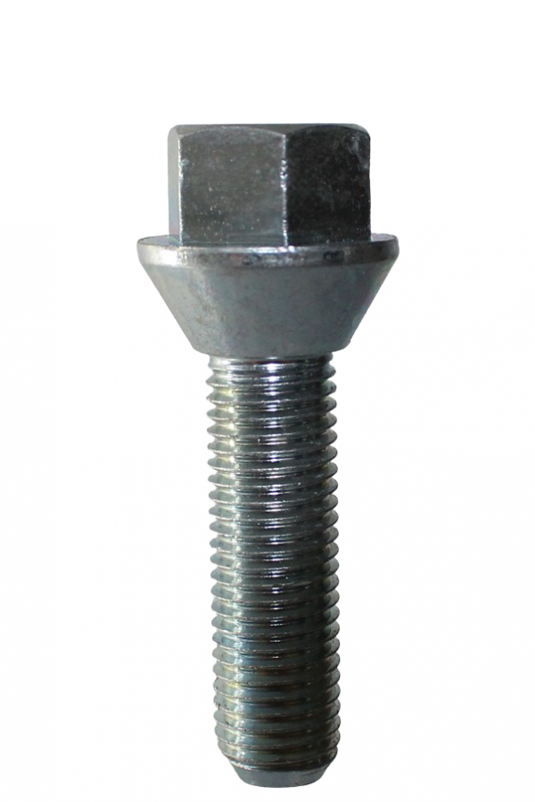 ŚRUBA DO KÓŁ STOŻEK 12X1.5X35 KLUCZ 17