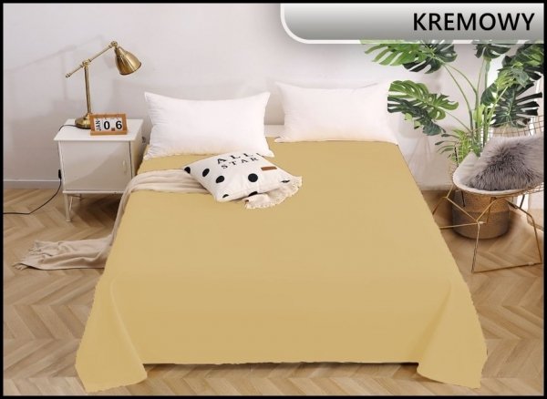 FASHION PRZEŚCIERADŁO TRADYCYJNE 160X210 BAWEŁNA SATYNOWA