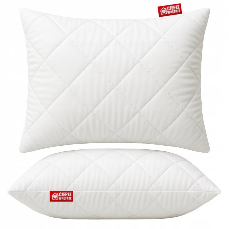 Gruba Poduszka 50x70 Mikrofibra z Zamkiem