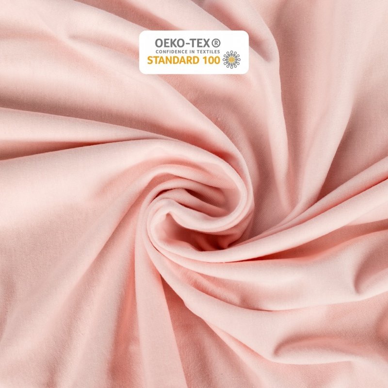 Prześcieradło 120x200 z Gumką GRUBA Bawełna Premium Bok 30 cm Pudrowy róż