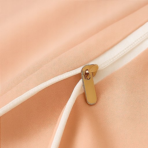 Pościel 160x200 Mikrofibra +2 Poszewki Komplet na Zamek – pudrowy róż