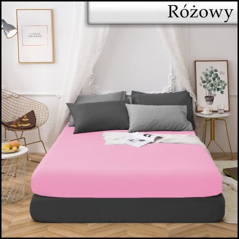 PRZEŚCIERADŁO BAWEŁNIANE Z GUMKĄ 90x200 FASHION