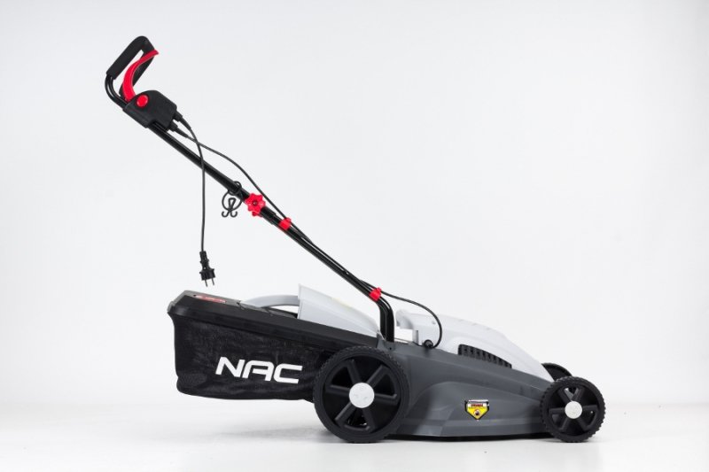 NAC Kosiarka elektryczna NAC 1800 W 42 cm z koszem 50 l z regulacją