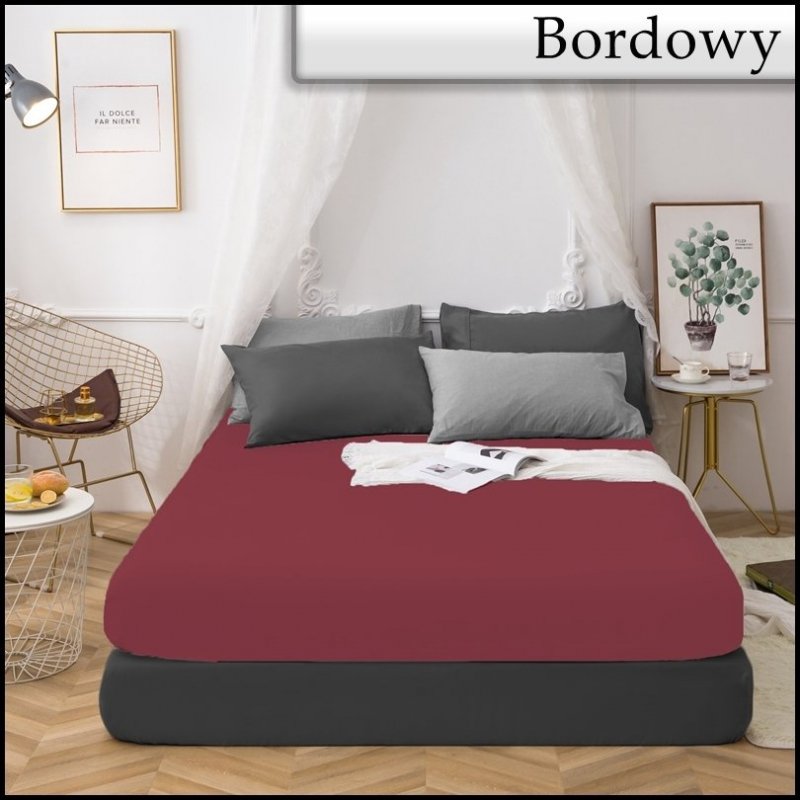 PRZEŚCIERADŁO BAWEŁNIANE Z GUMKĄ 200x220 FASHION 