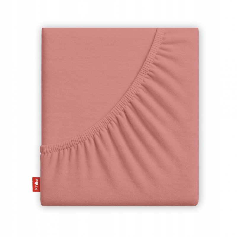 Prześcieradło 80x200 z Gumką GRUBA Bawełna Premium Bok 30 cm Paryski róż