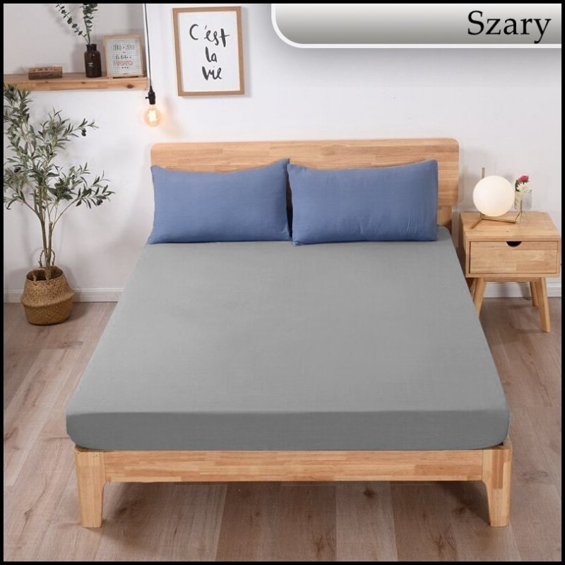 PRZEŚCIERADŁO JERSEY Z GUMKĄ 200x220 cm KWADRAT