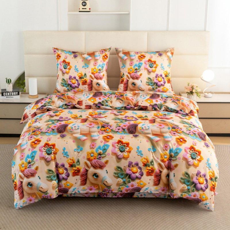 POŚCIEL 160x200 BAWEŁNA KOMPLET POŚCIELI BAWEŁNIANEJ + 2 POSZEWKI A-3299