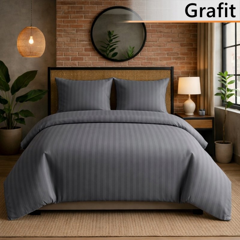 POŚCIEL 160x200 HOTELOWA 100% BAWEŁNA SATYNOWA ADAMASZEK KOLORY DO WYBORU (WYBIERZ)