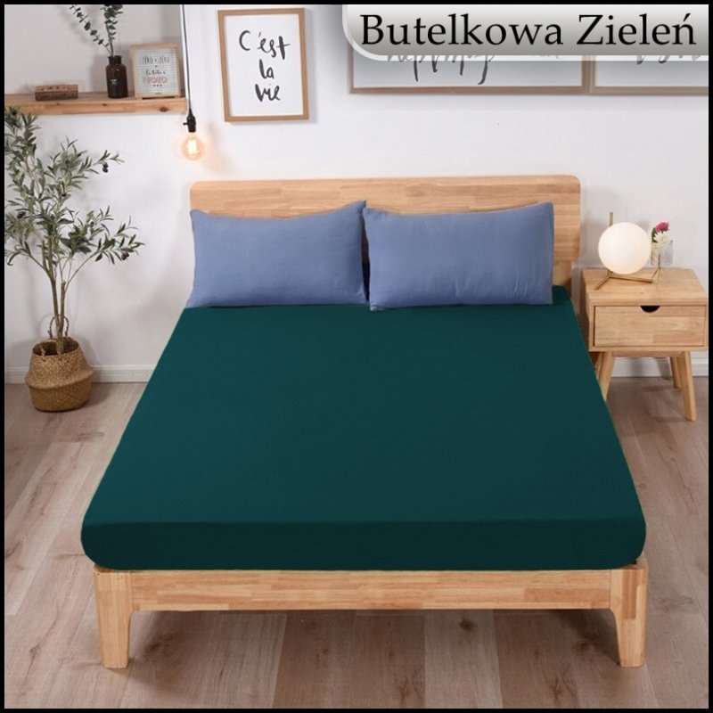 PRZEŚCIERADŁO FROTTE Z GUMKĄ 180x200 cm KWADRAT
