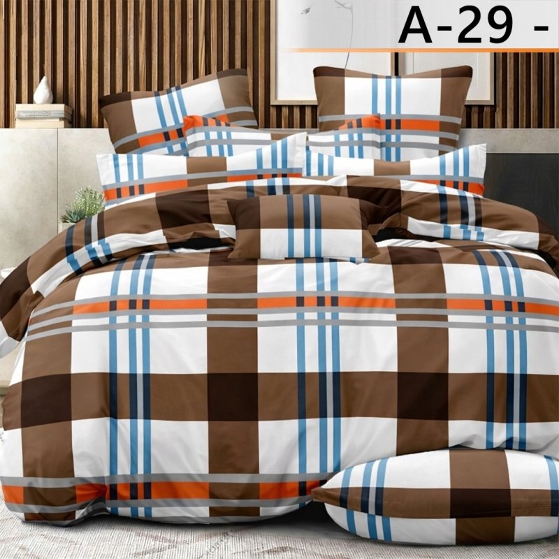 POŚCIEL 200x220 BAWEŁNA KOMPLET POŚCIELI BAWEŁNIANEJ + 2 POSZEWKI WZÓR A-29