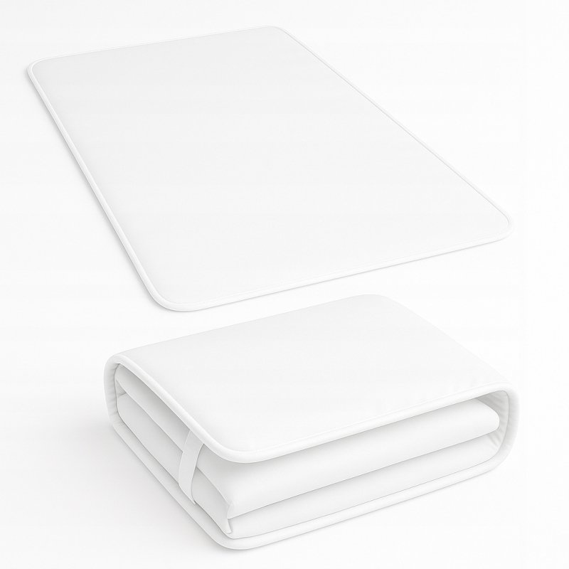 Ochraniacz na materac 180x200 NIEPRZEMAKALNY WODOODPORNY 90C topper Z GUMKĄ