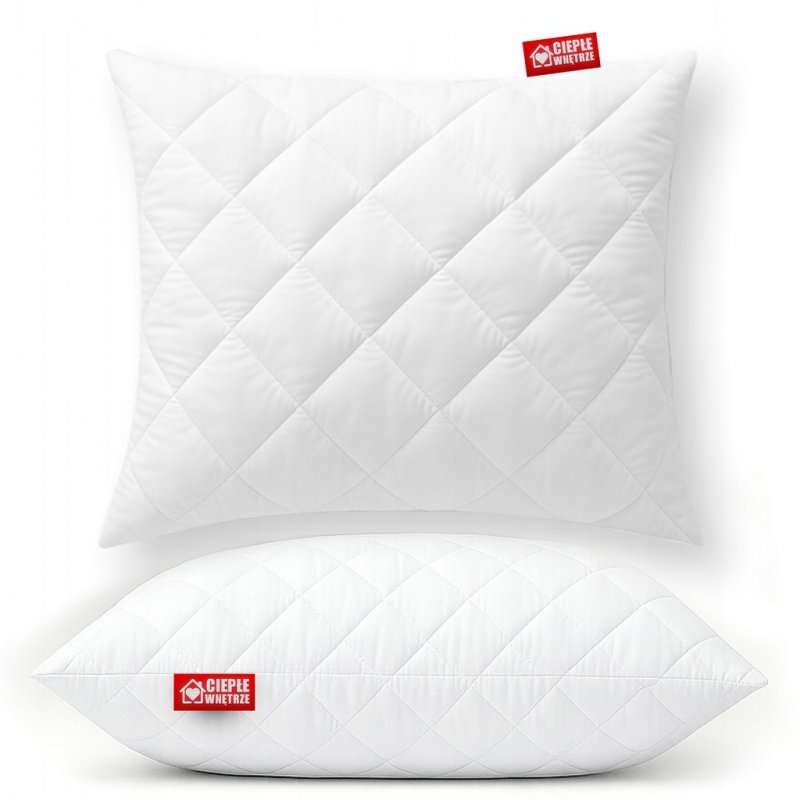 Gruba Poduszka 50x50 Mikrofibra z Zamkiem