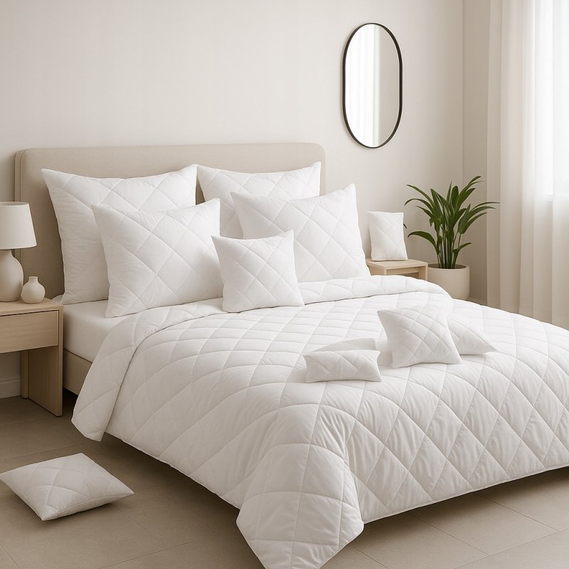 Gruba Poduszka  40x40 Mikrofibra z Zamkiem